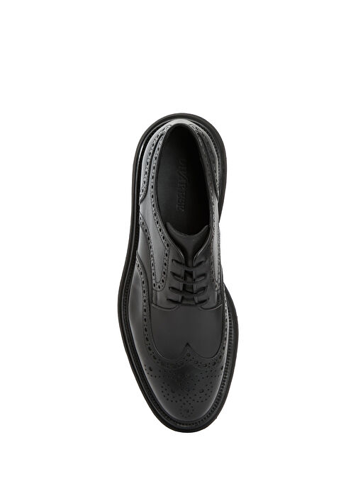 Siyah Erkek Deri Ayakkabı - Görsel 5