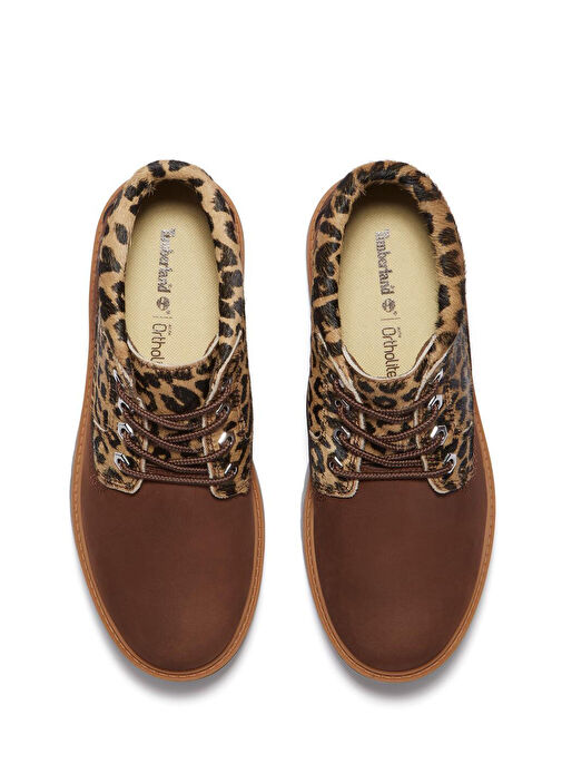 Stone Street Platform Kahverengi Kadın Deri Bot - Görsel 5