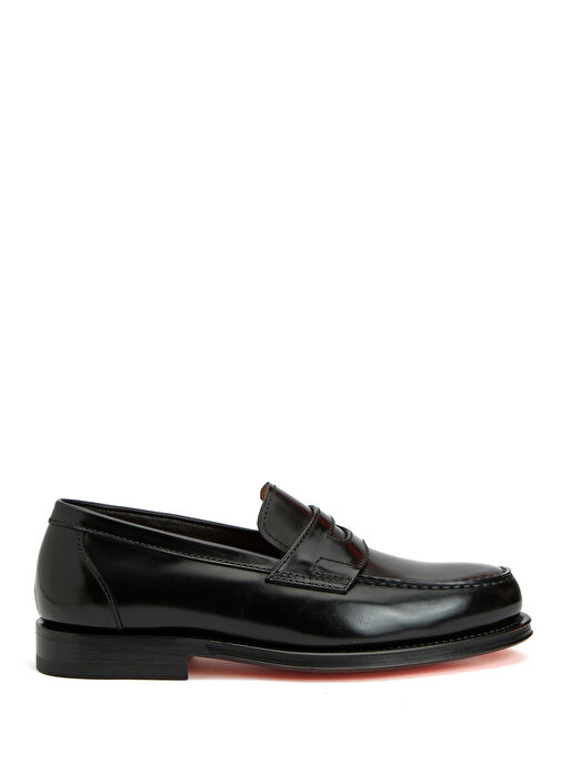 Siyah Erkek Deri Loafer - Görsel 2