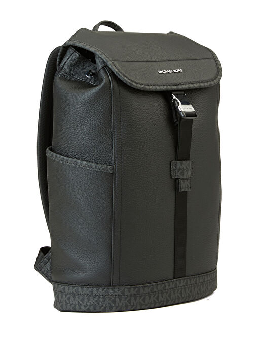 Black Michael Kors Black Men Hudson Aviator Black Men's Backpack