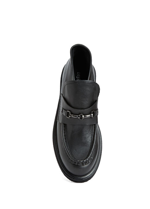 Siyah Kadın Deri Bot - Görsel 5