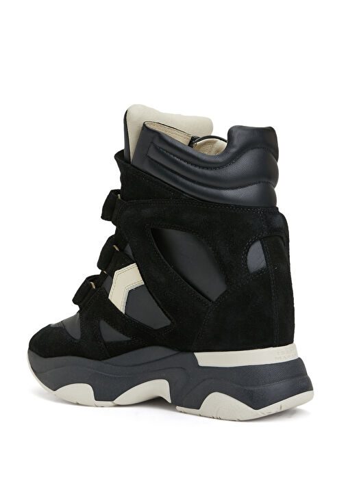 Balskee Siyah Kadın Deri Sneaker - Görsel 4