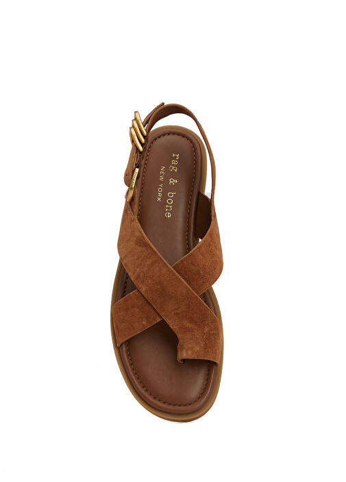 Gia Taba Kadın Süet Sandalet - Görsel 5