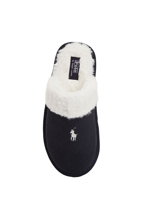 Lacivert Kadın Deri Terlik - Görsel 5