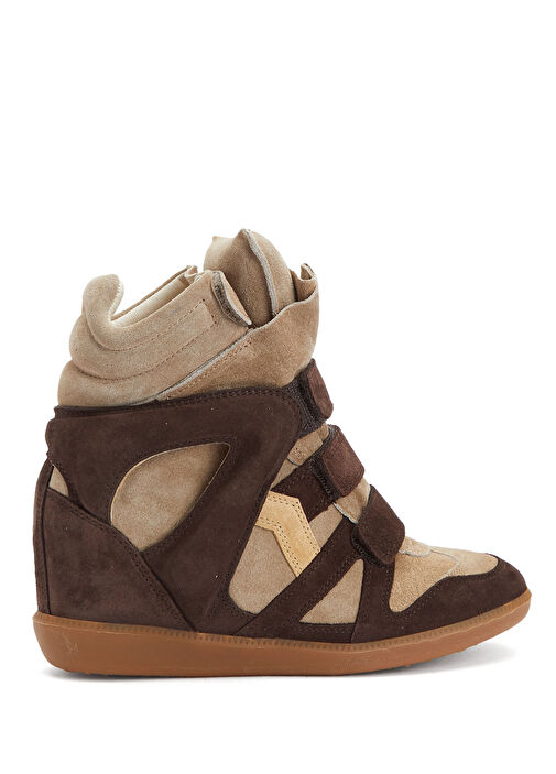 靴 ISABEL MARANT high cut Sneaker Isabel Marant Koyu Kahverengi Kadın Bekett Koyu Kahverengi Kadın