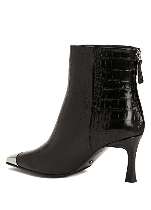 Siyah Kadın Deri Bot - Görsel 4