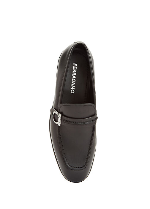Siyah Erkek Deri Loafer - Görsel 5