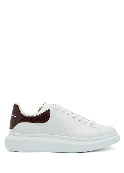 Alexander McQueen Oversized White Mens Leather Sneakers