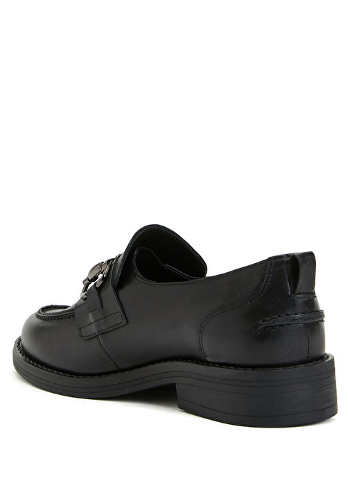 Divarese Divarese Siyah Kadın Deri Loafer Beymen'de! Siyah - 4. görsel