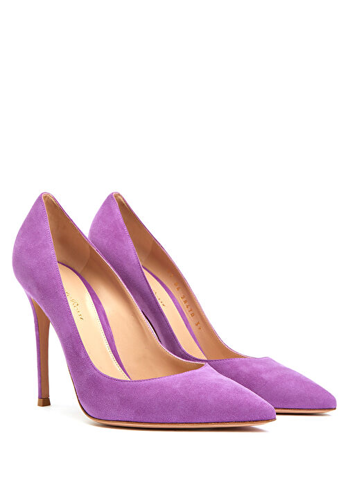 Gianvito Mor Süet Stiletto - Görsel 3