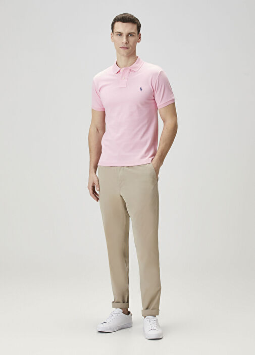 Polo Ralph Lauren - Pembe Polo Yaka T-shirt - Pembe