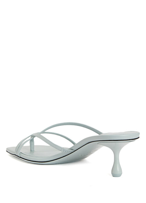 Etana Turkuaz Kadın Deri Terlik - Görsel 4