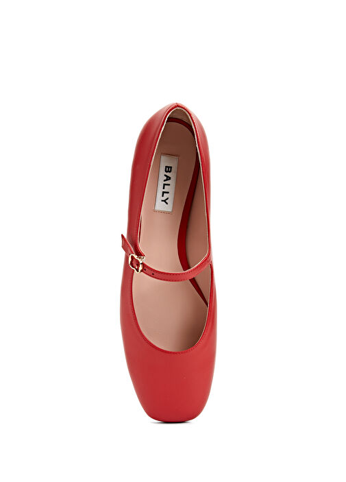 Kırmızı Deri Babet - Görsel 5