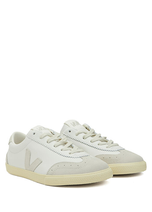 Volley O.T. Beyaz Erkek Deri Sneaker - Görsel 3