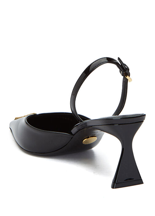 Siyah Topuklu Ayakkabı - Görsel 4