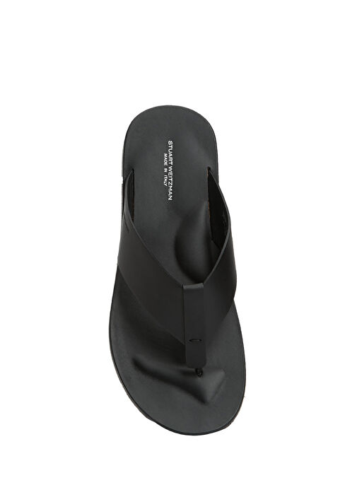 Bastian Siyah Erkek Deri Terlik - Görsel 5