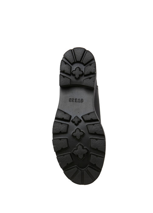 Siyah Logo Desenli Kadın Çizme - Görsel 6