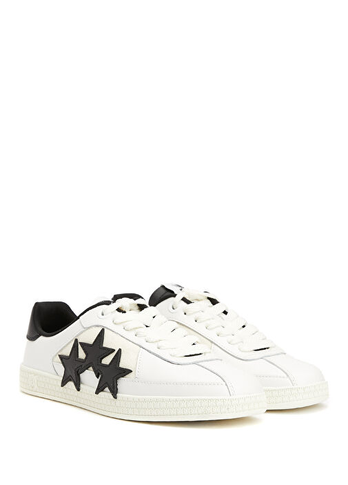 Amiri Amiri Beyaz Siyah Kadın Deri Sneaker Beymen'de! Siyah - 3. görsel