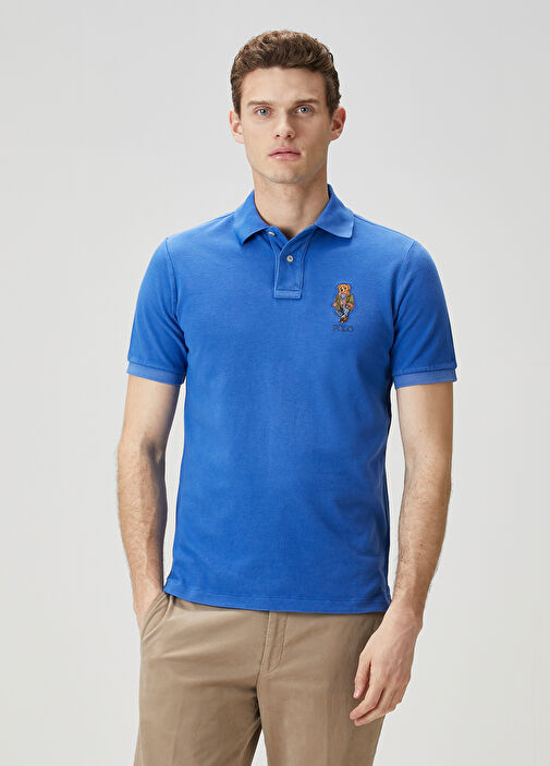 Polo Ralph Lauren - Indigo Polo Yaka T-shirt - İndigo