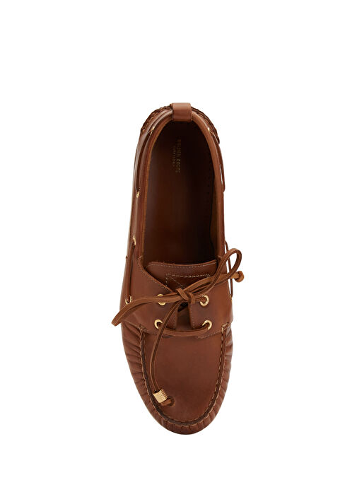 Kahverengi Erkek Deri Loafer - Görsel 5