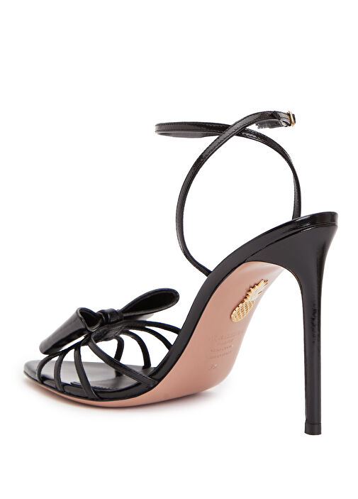 Tie Siyah Kadın Deri Sandalet - Görsel 4