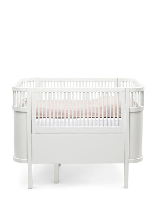 Sebra - Baby & Jr Classic White Ahşap Beşik - Classic White