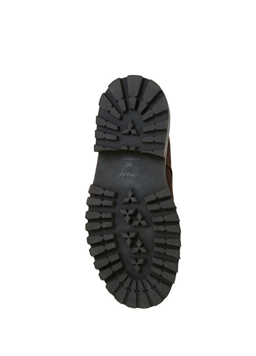 Koyu Kahverengi Erkek Deri Ayakkabı - Görsel 6