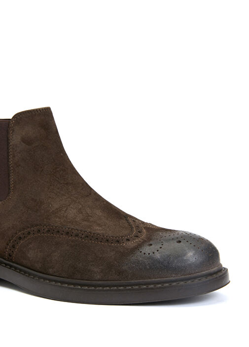 Kahverengi Erkek Süet Bot - Görsel 7