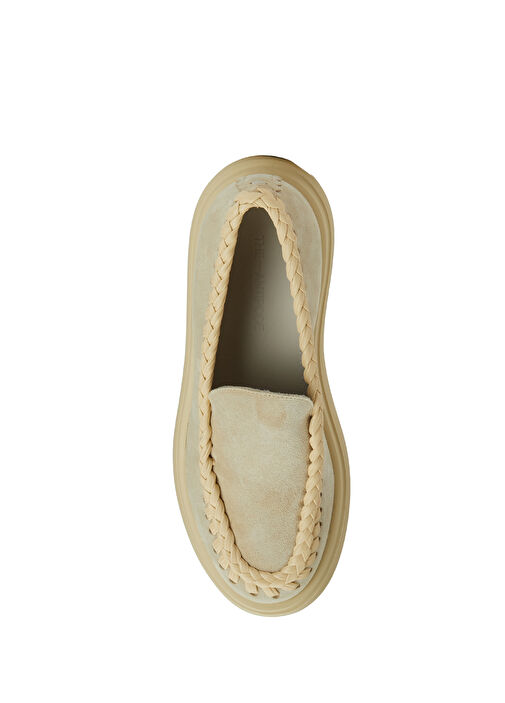 Bej Erkek Süet Espadril - Görsel 5