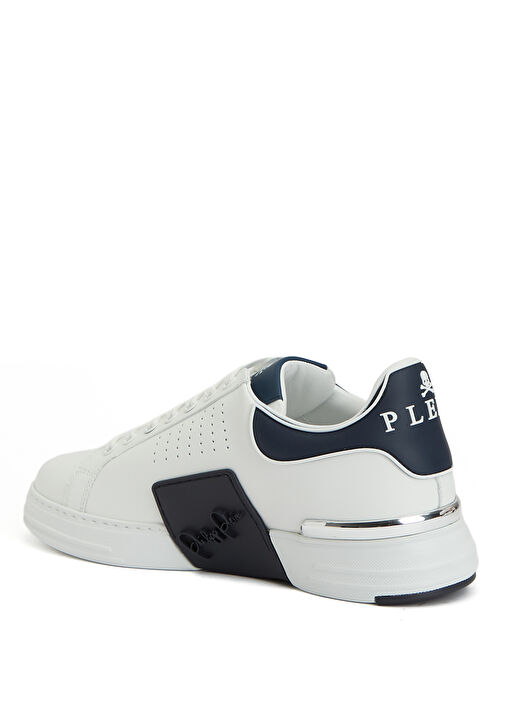 Beyaz Erkek Deri Sneaker - Görsel 4