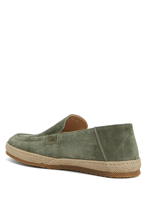 Bala Yeşil Erkek Süet Loafer - Görsel 4
