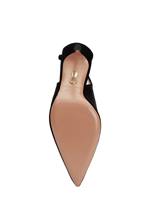 Aquazzura Aquazzura Bow Tie Siyah Süet Stiletto Basketbol Ayakkabıları | Beymen Siyah - 6. görsel