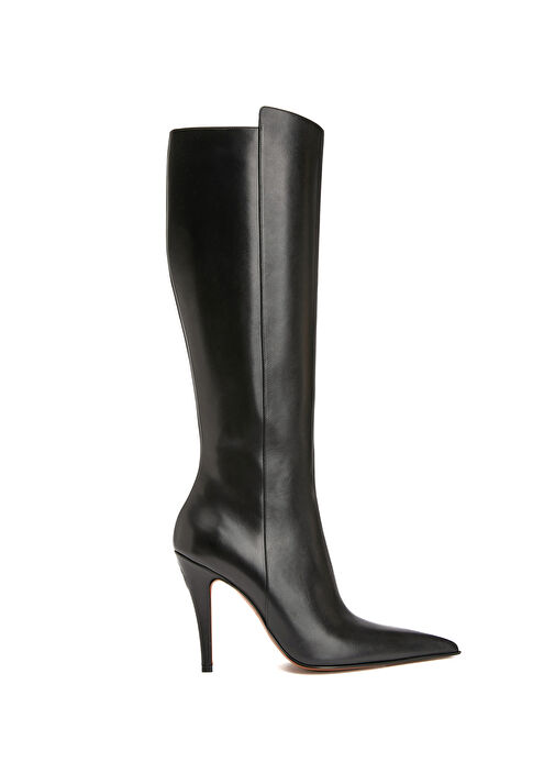 Birdee Siyah Kadın Deri Çizme - Görsel 2