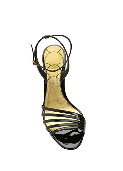 Siyah Silver Kadın Deri Sandalet - Görsel 5