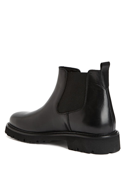 Siyah Kadın Deri Chelsea Bot - Görsel 4