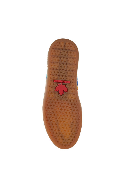 Çok Renkli Kadın Deri Sneaker - Görsel 6