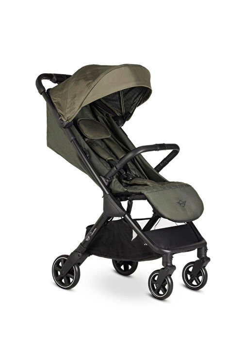 MINI by Easywalker Buggy Snap Manchester Green Automatic Folding Cabin Size Baby Stroller