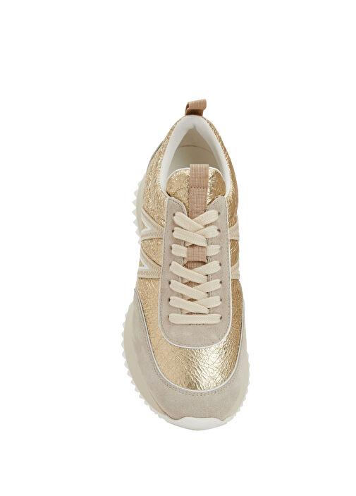 Gold Kadın Deri Sneaker - Görsel 5