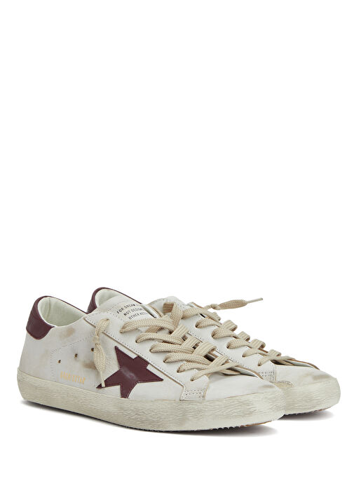 Golden Goose Golden Goose Super Star Kırmızı Beyaz Erkek Deri Sneaker Beymen'de! Kırmızı Beyaz - 3. görsel