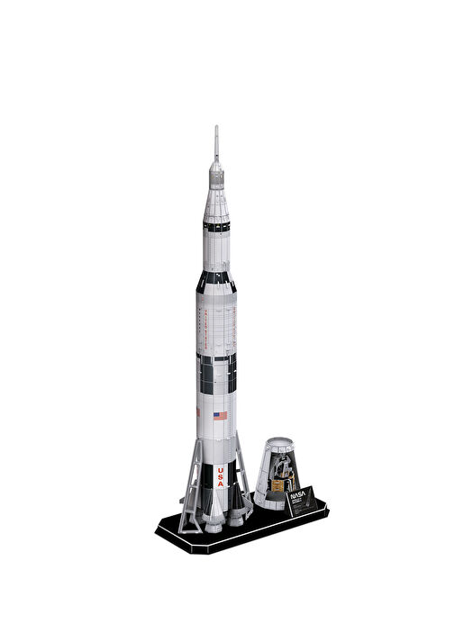 Cubic Fun - Nasa Apollo Saturn V Roket 136 Parça Çocuk 3D Puzzle