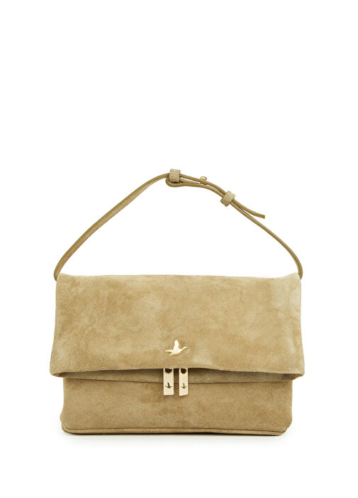 Haki Kadın Deri El Portföyü