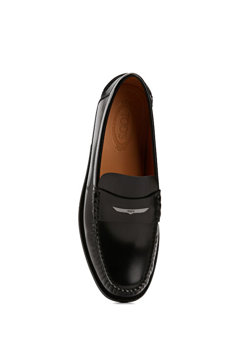 Siyah Erkek Deri Loafer - Görsel 5