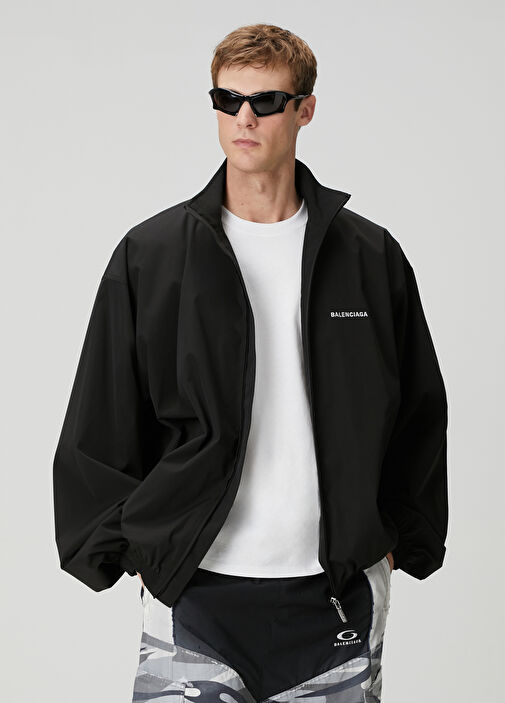 Balenciaga Siyah Erkek Siyah Logo Detaylı Ceket 1792699 | Beymen