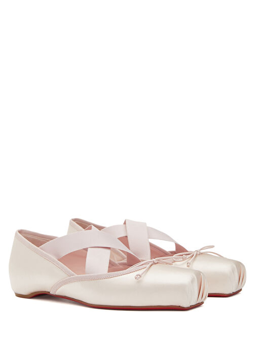 Cassiasticina Açık Pembe İpek Babet - Görsel 3