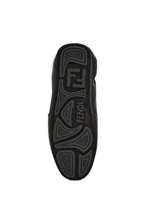 Fit Siyah Erkek Deri Sneaker - Görsel 6