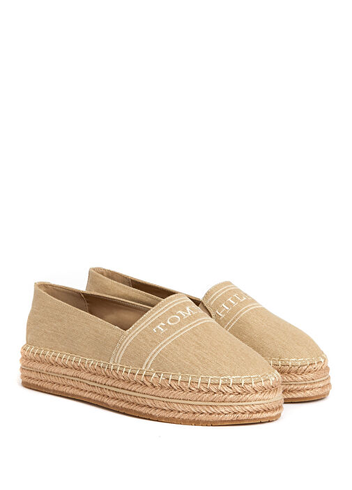 Bej Kadın Denim Espadril - Görsel 3