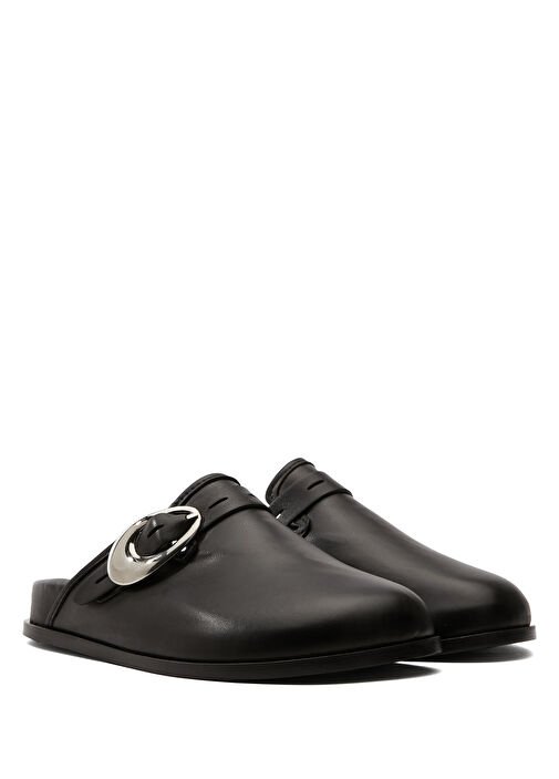 Siyah Logo Tokalı Deri Sabo - Görsel 3