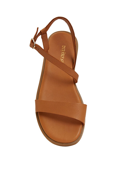 Divarese Divarese Taba Kadın Deri Sandalet Beymen'de! Taba - 5. görsel