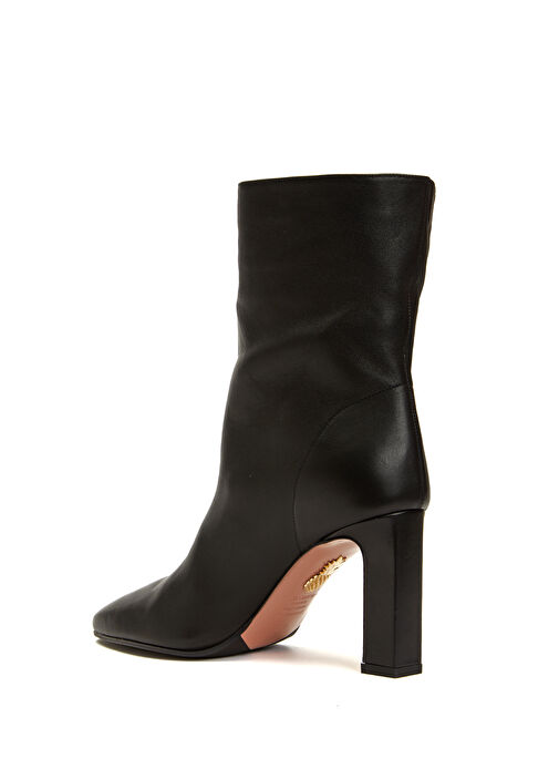 Siyah Kadın Deri Bot - Görsel 4