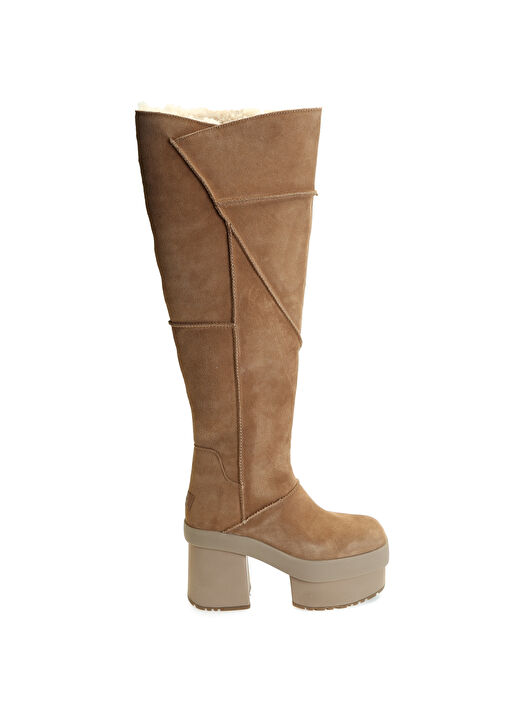 New Heights Platform Xtra Taba Kadın Süet Bot - Görsel 2